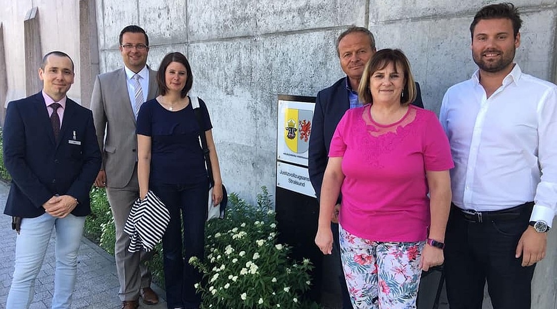 CDU-Fraktionsmitglieder beim Besuch der JVA Stralsund